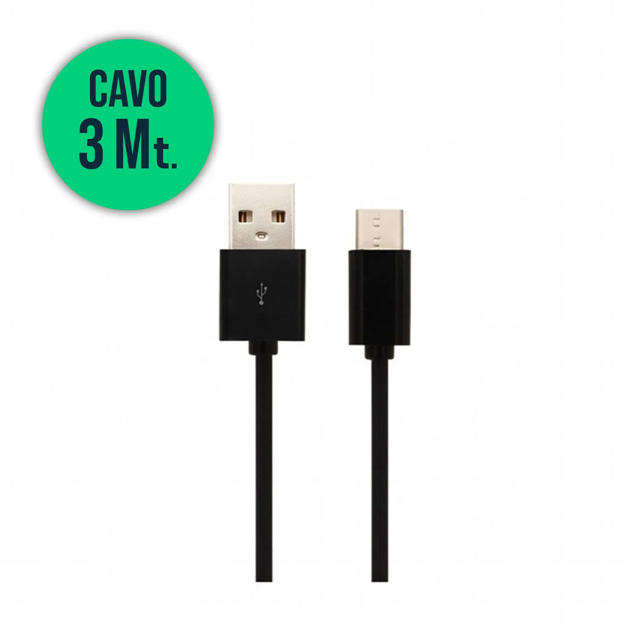 Type C USB Cable 3m Black