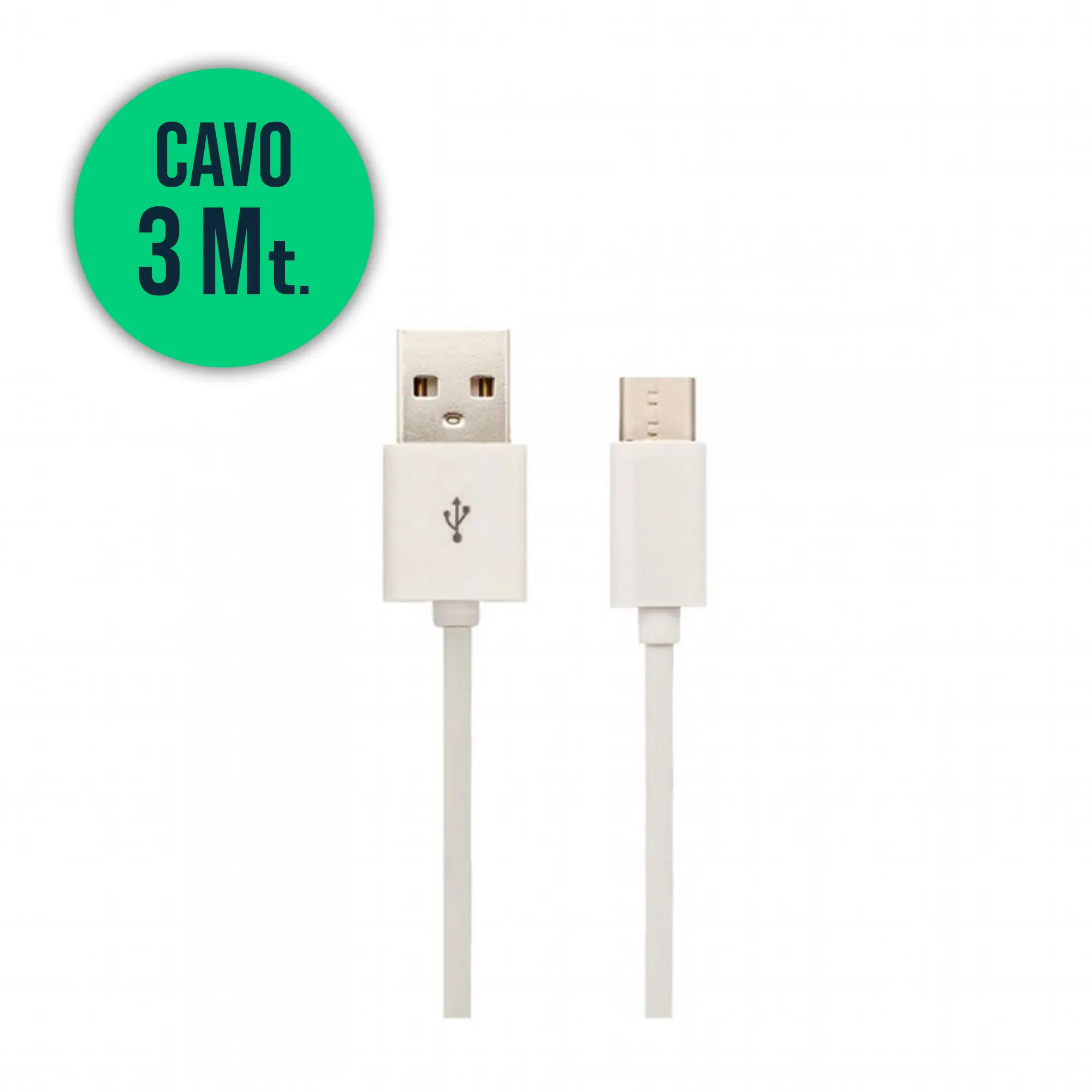 Type C USB Cable 3m White
