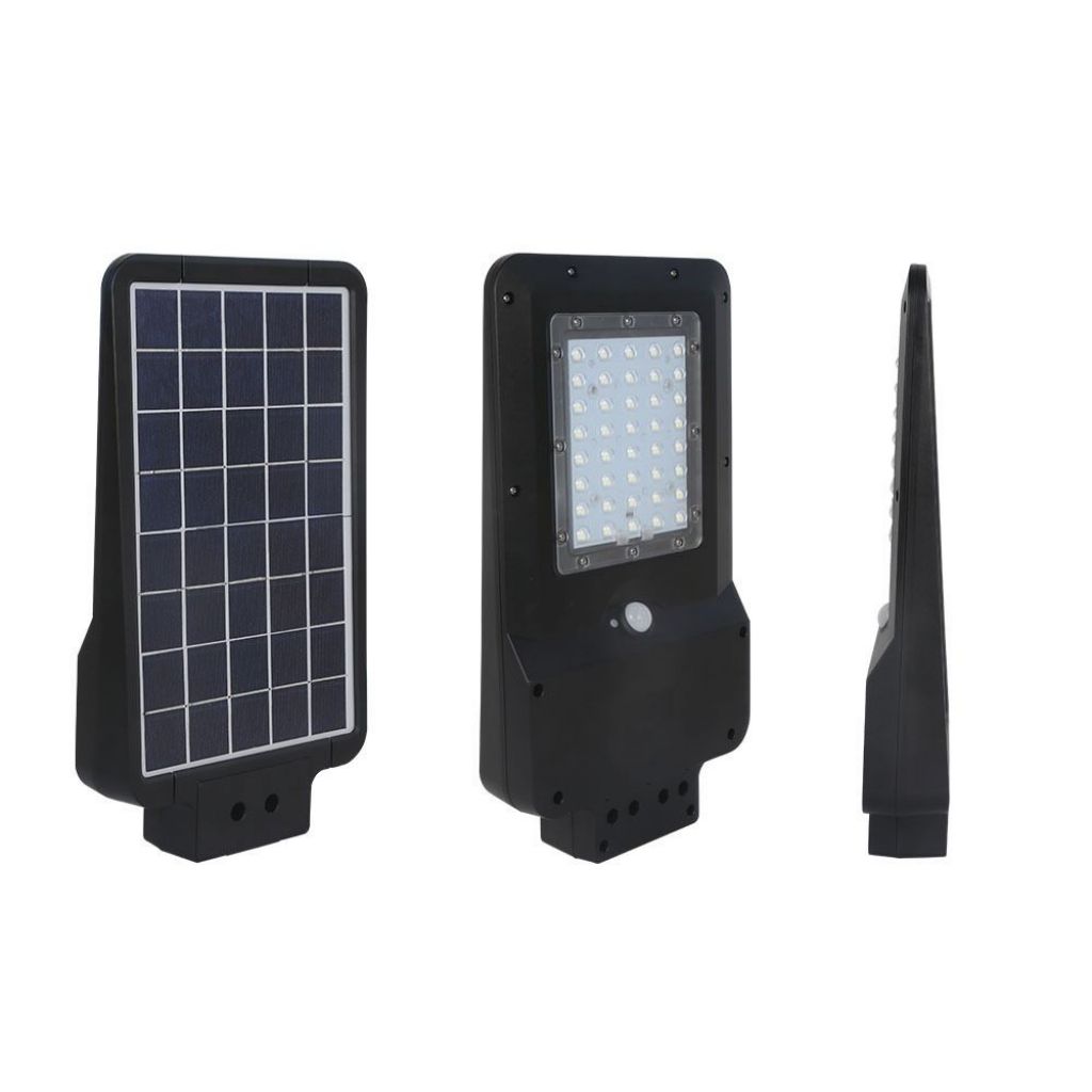 15W LED Solar Street Light Black Cover 6000K