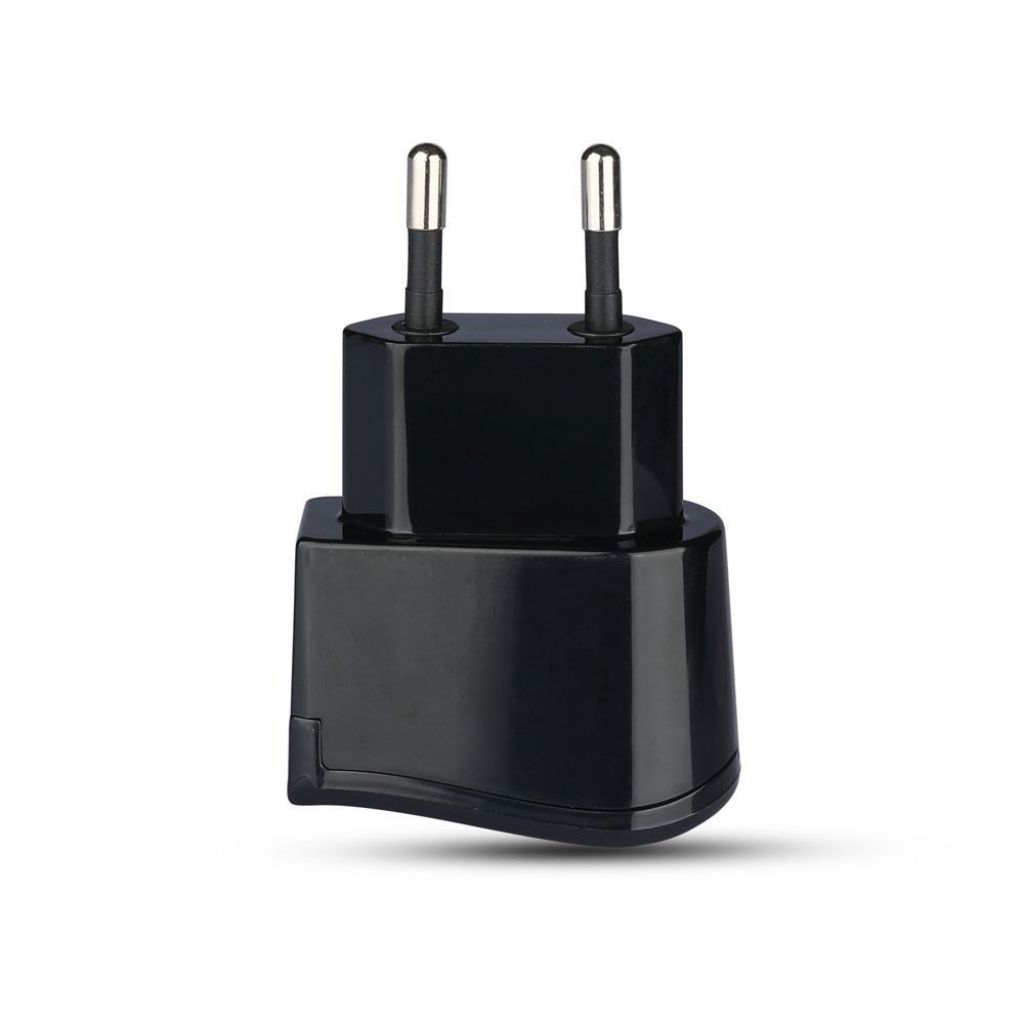 USB Travel Adaptor with Blister Package Black