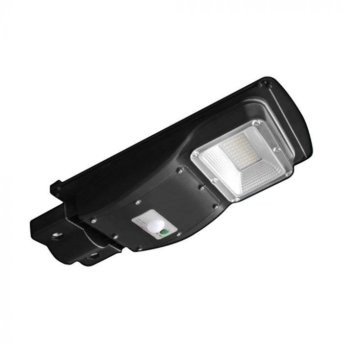 6W LED Plastic Solar Street Light 6000K Black Body