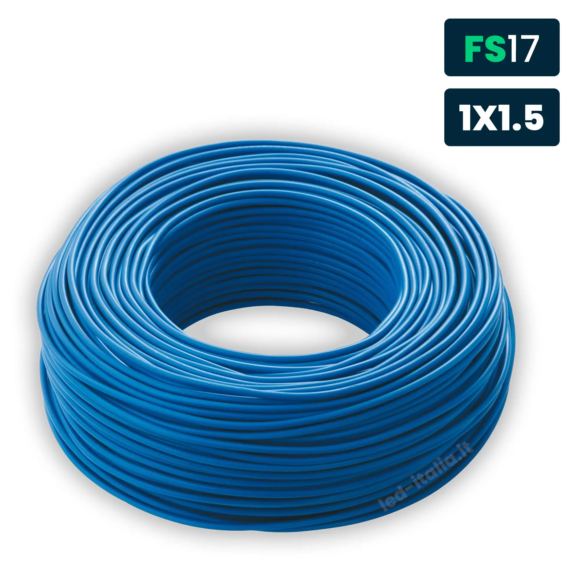 Cavo Unipolare FS17 450/750V 1,50mm² Blu