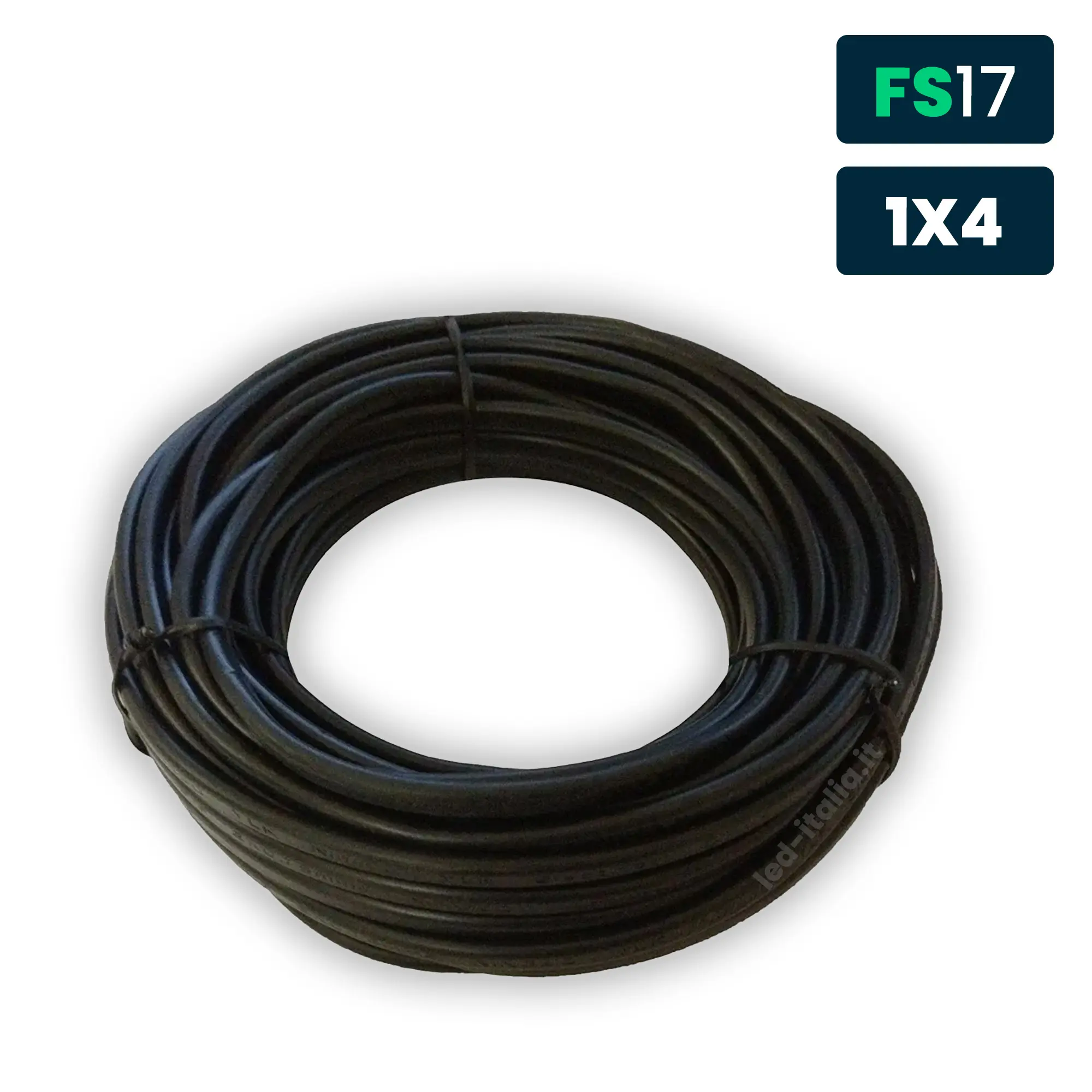 Cavo Unipolare FS17 450/750V 4mm² Nero