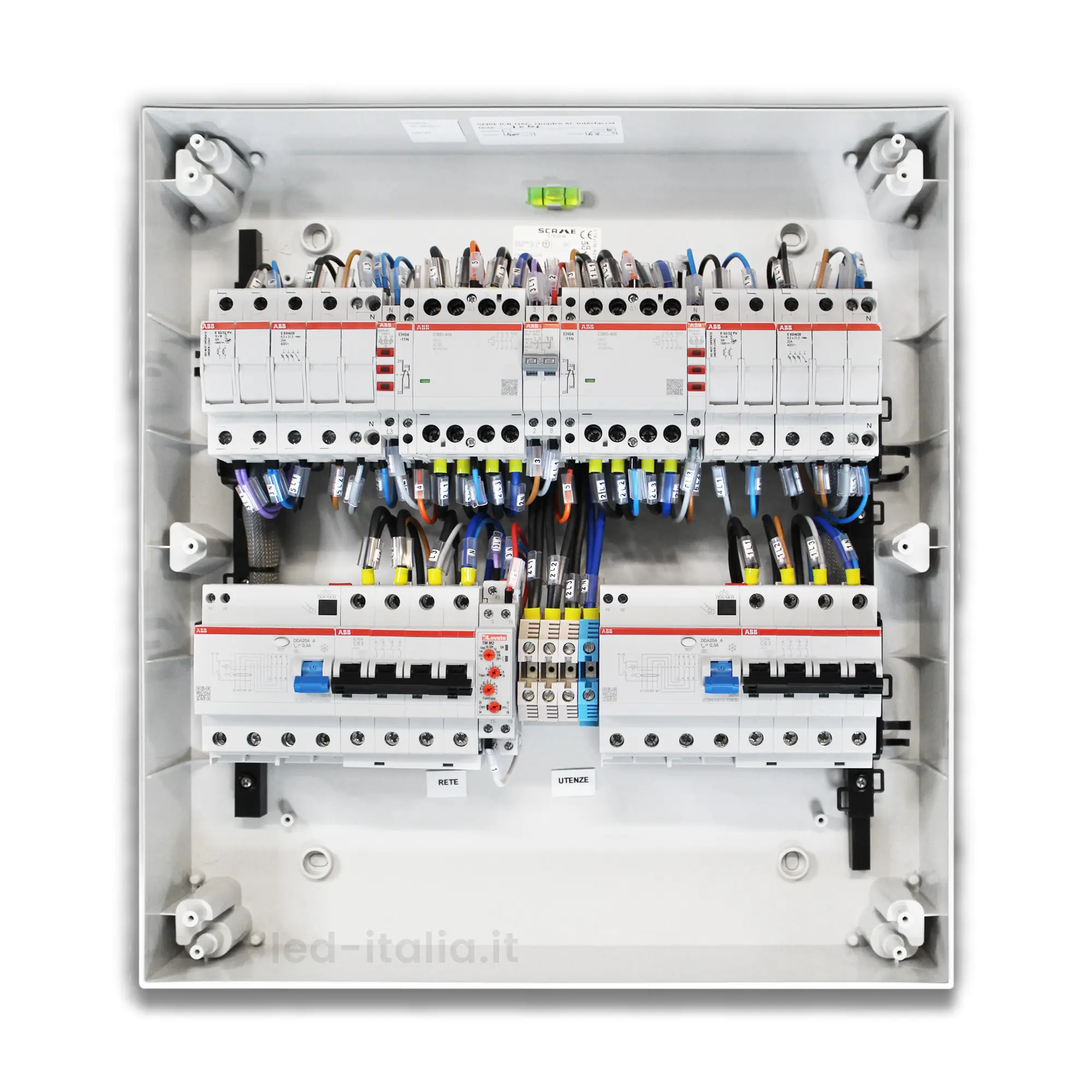 Quadro di Commutazione Automatico Trifase Rete/Carico 63A fino a 40kW IP65