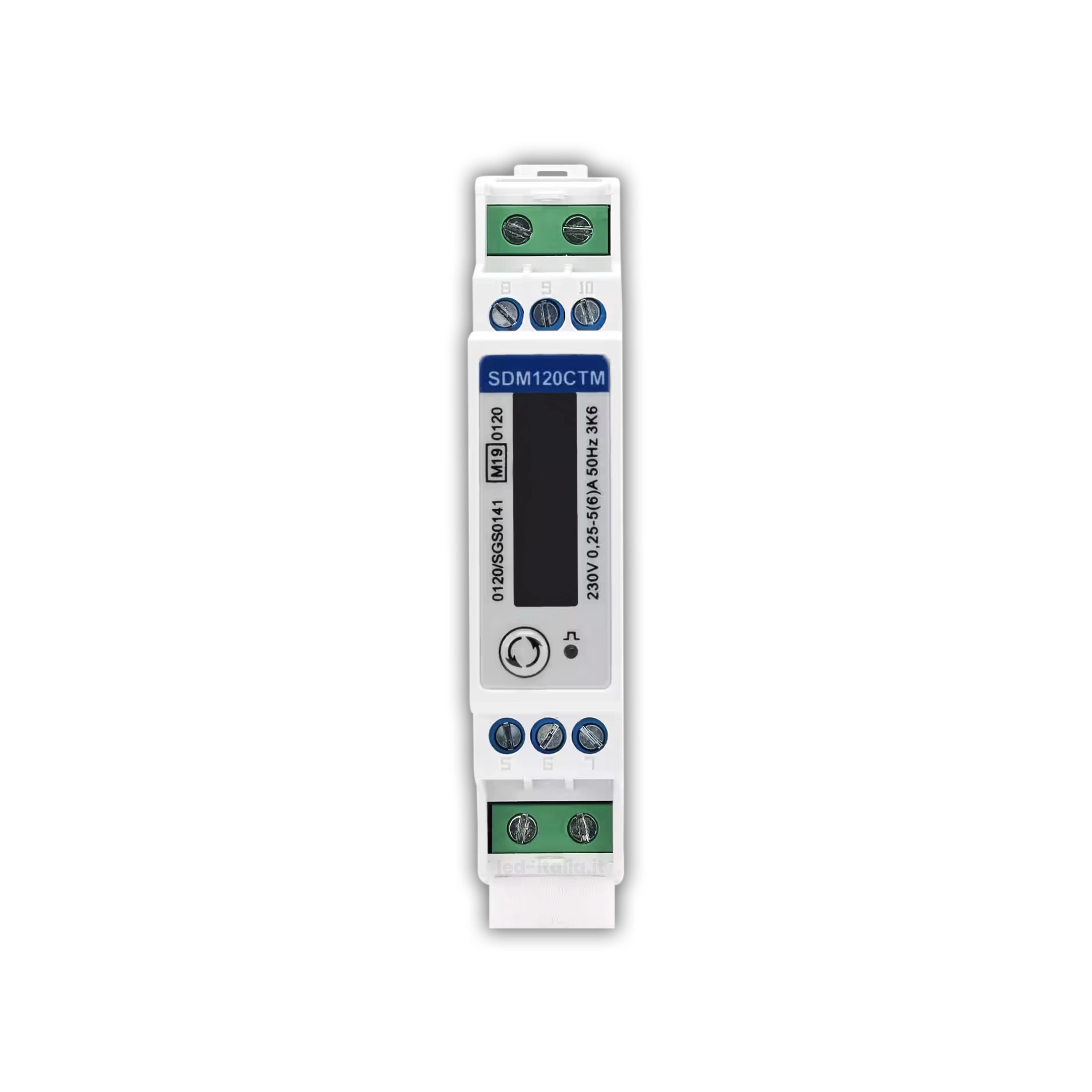 Meter Monofase Eastron con CT Esterno e RS485 Modbus, Contatore Bidirezionale per Sistemi Fotovoltaici con Inverter Deye e Solis, Controllo Energetico e Misurazione Precisa