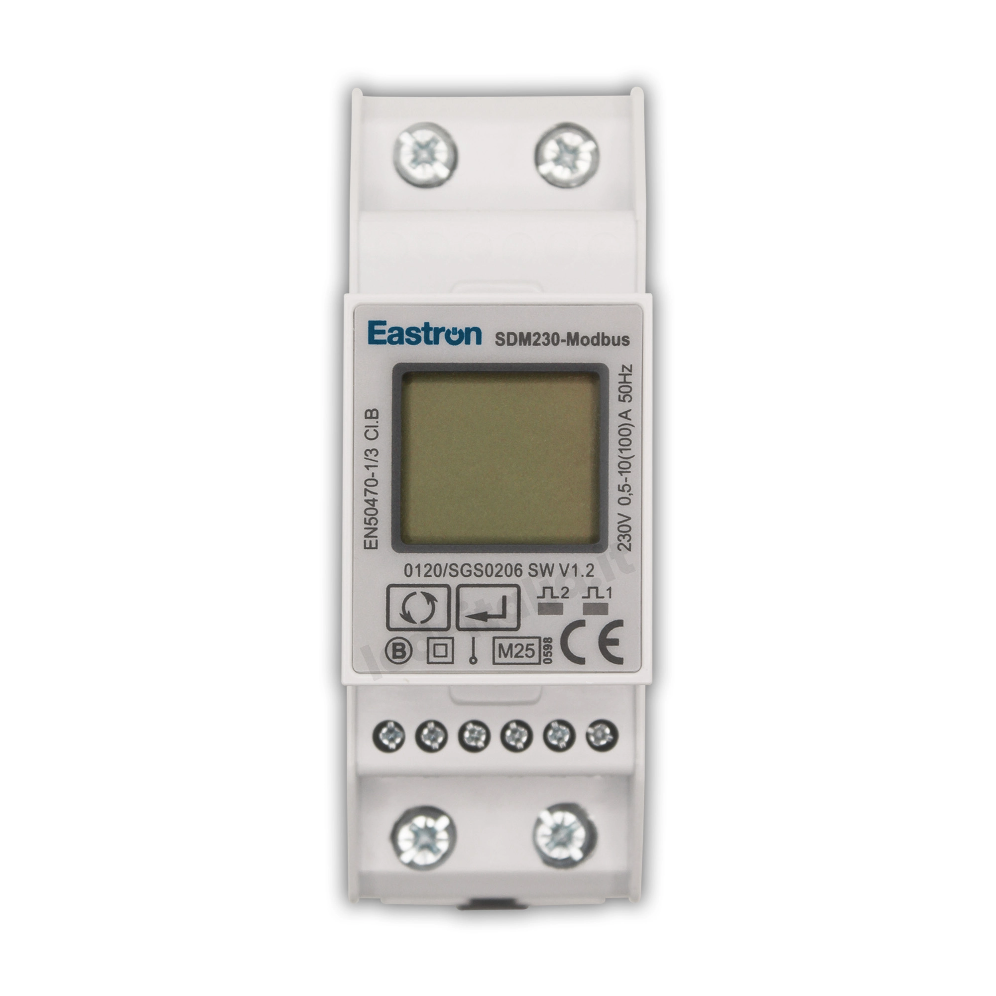 Meter Monofase Eastron RS485 Modbus, Contatore Bidirezionale per Sistemi Fotovoltaici con Inverter Deye e Solis, Controllo Energetico e Misurazione Precisa