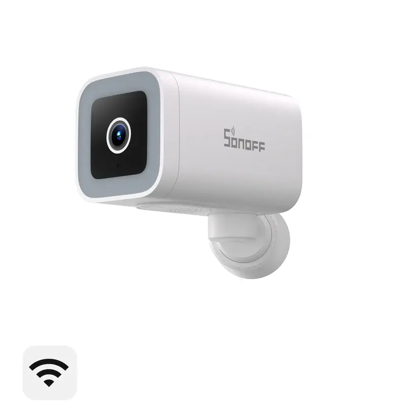 Videocamera Sorveglianza Smart WiFi Outdoor AI 2K HD Pan 180° Motorizzato IP65