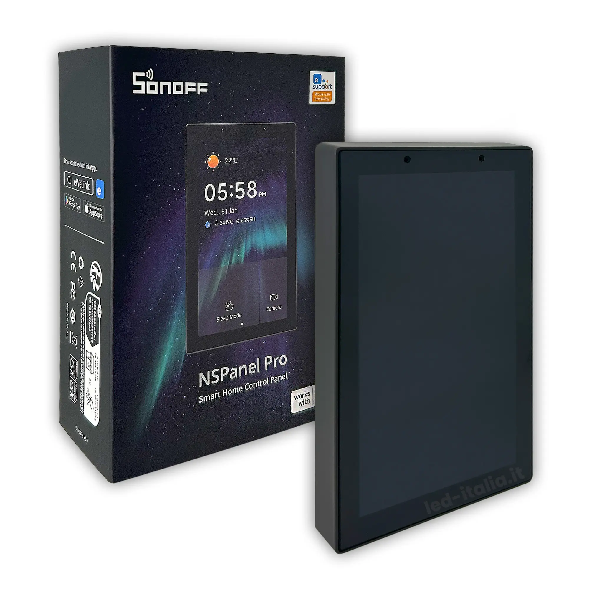 SKU SZWI-D120 NSPanel120PB