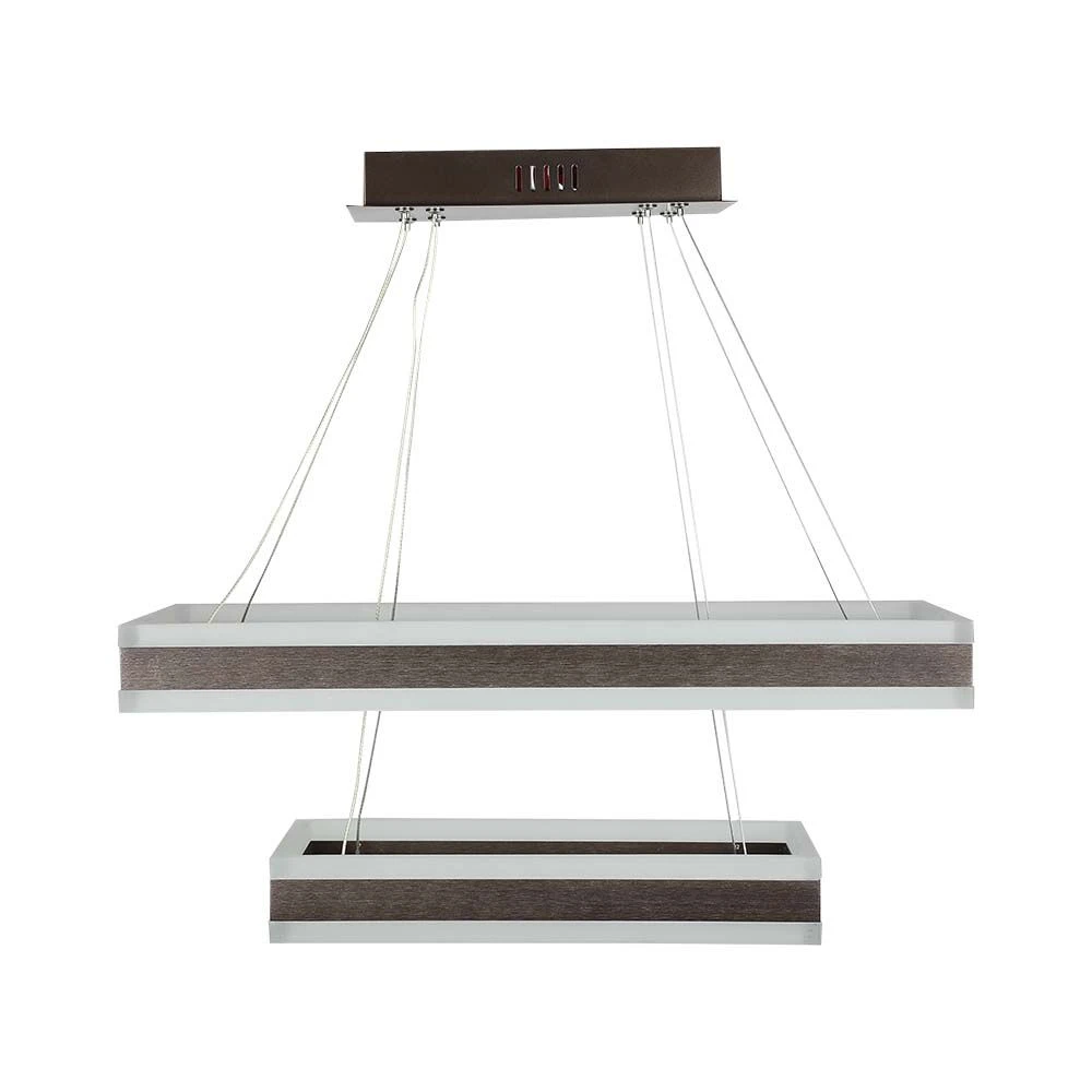 113W Soft Light Chandelier Dimmable Coffee 3000K