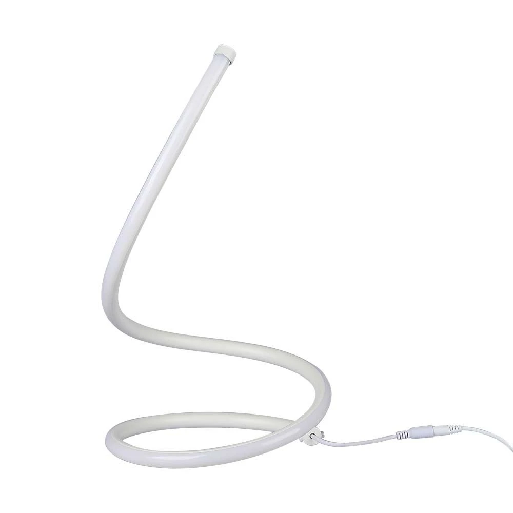 20W LED Designer Table Lamp with EU Plug Cord + Switch White 3000K