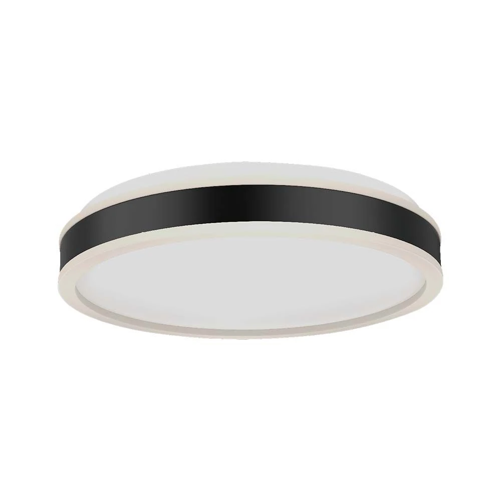 42W LED Designer Light Triac Dimmable Black Round 4000K