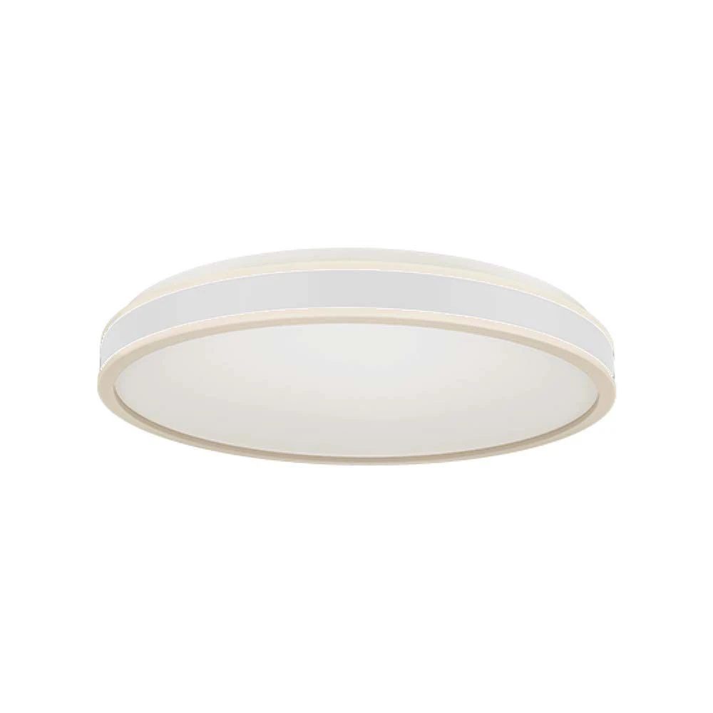 18W LED Designer Light Round White Finish 4000K Dimmable