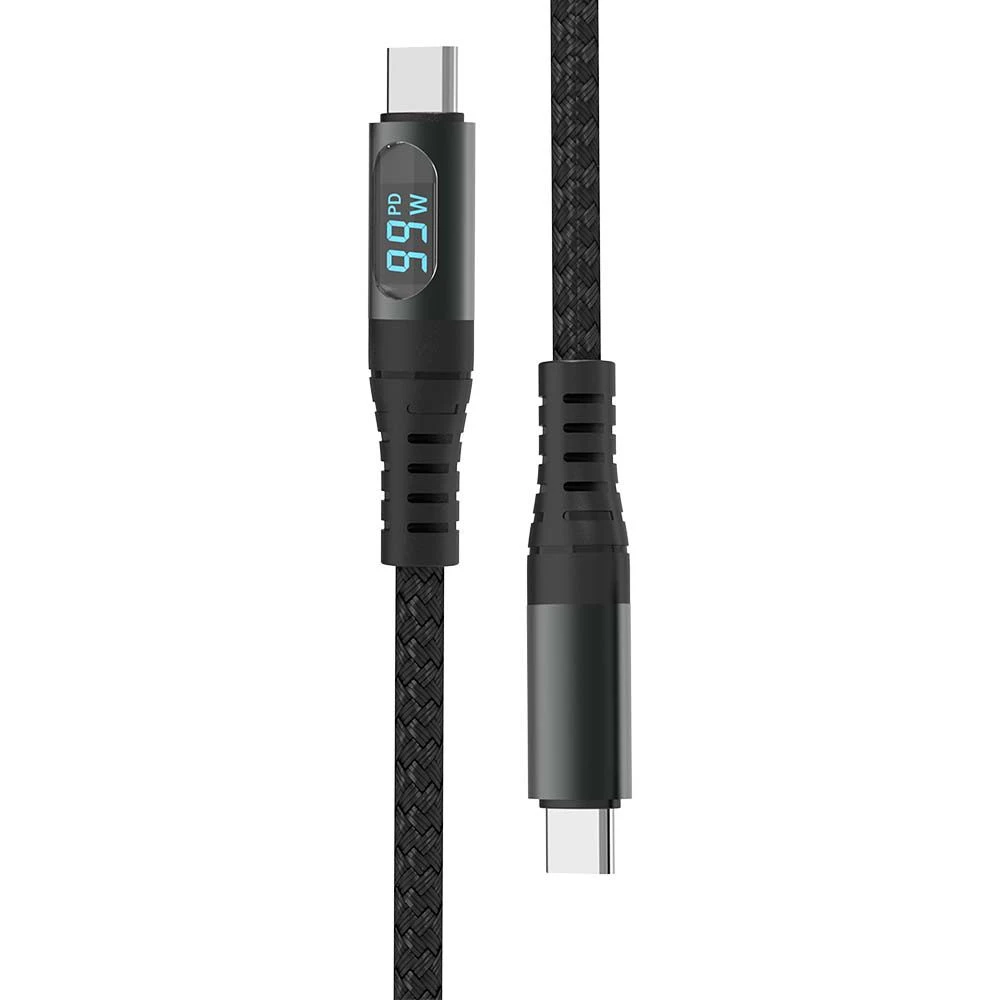 1m Type C To USB Cable Black