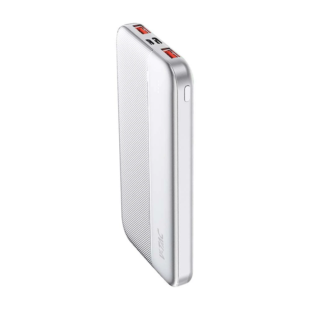 10000mAh Fast Charger Power Bank White